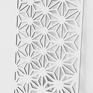 MDF-Platte oder perforiertes Holz, unlackiert, innen, außen, Laserschneiden, Heimdekoration, Malerei, DIY, Raumteiler