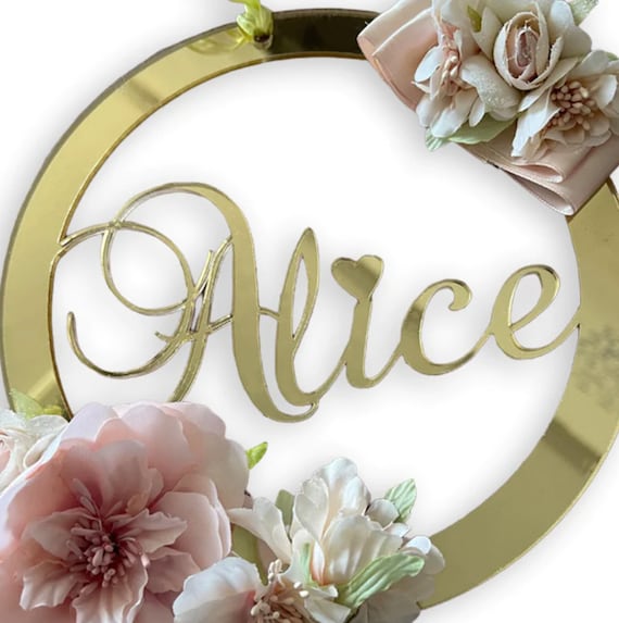 Scritta Decorativa In Plexiglass Oro Specchiato - Nome Personalizzato, Per Arredo Casa - Foto 10