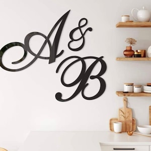 Letras iniciais para casamentos/topper de bolo letras douradas decoração de parede/letras acrílicas personalizadas letras de plexiglass