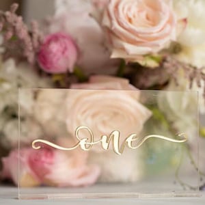 Number of rectangular wedding tables in laser gold mirrored plexiglas Baptism / Wedding / Wedding / Communion