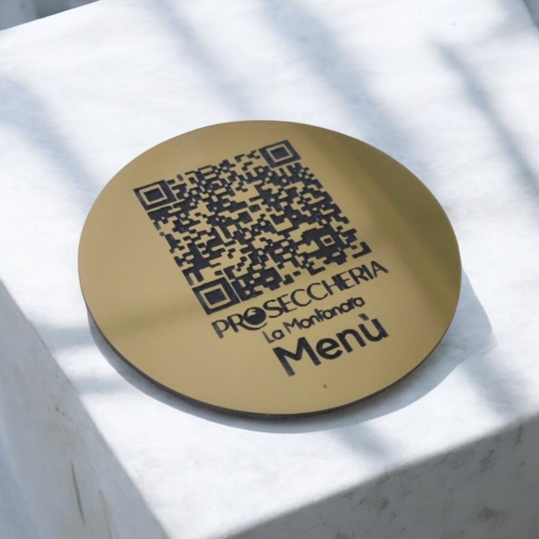 Cheap Qr Code in Brass or Abs Steel Table Menu Holder 10-50-100