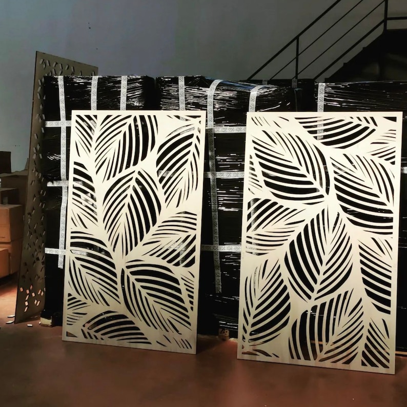 Pannello Divisorio MDF Traforato - 100x200cm, Design Classico, Per Separè, Decorazione Parete, Fai Da Te - Foto 6