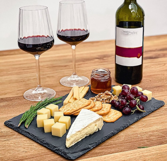 Set of Rectangular Slate Plates 30 X 20 Cm Stone Plates for