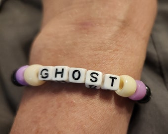 Ghost Kandi Bracelet - Etsy