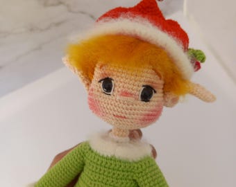 Robin Forest Elf Amigurumi, Crochet Pattern (PDF)