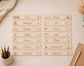 Regla de madera personalizada