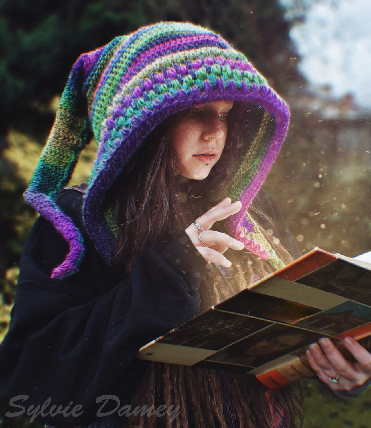 CROCHET Long Hood PATTERN, 