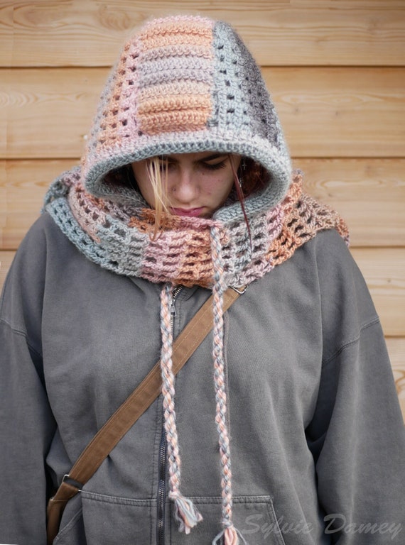 CROCHET Post Apocalyptic Hood PATTERN, Wastelander Hood, Dystopia
