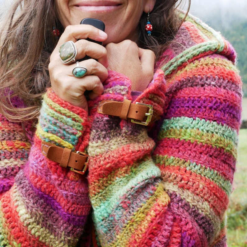 CROCHET Hooded Coat PATTERN Elf Fairy Pixie Hoodie Sweater Etsy