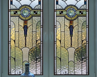 Stained Glass Window Film Etsy