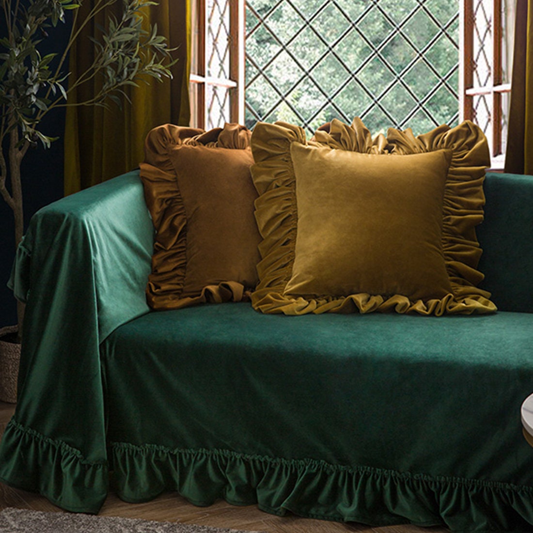 Emerald Green Velvet Couch Cover Sofa Slipcover Sofa Cover Etsy