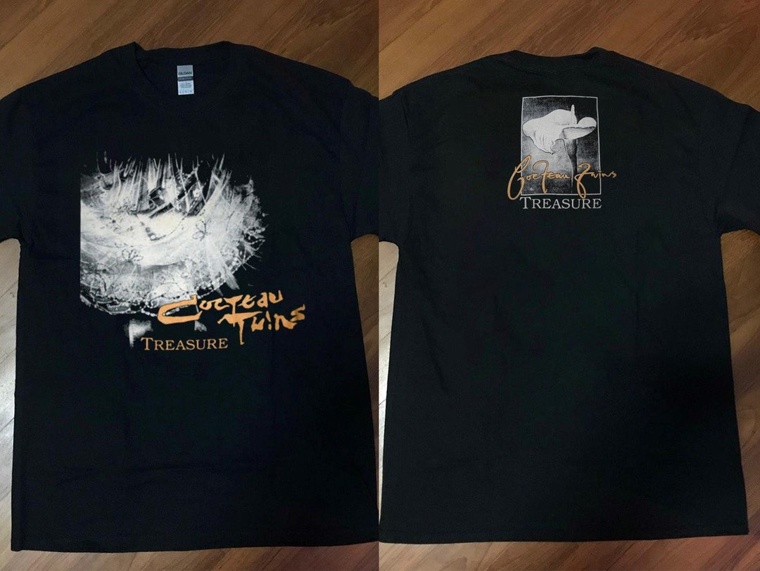 T-shirt Noir Cocteau Twins Treasure - Cadeau Fan De Musique Années 80 / Rock Indépendant