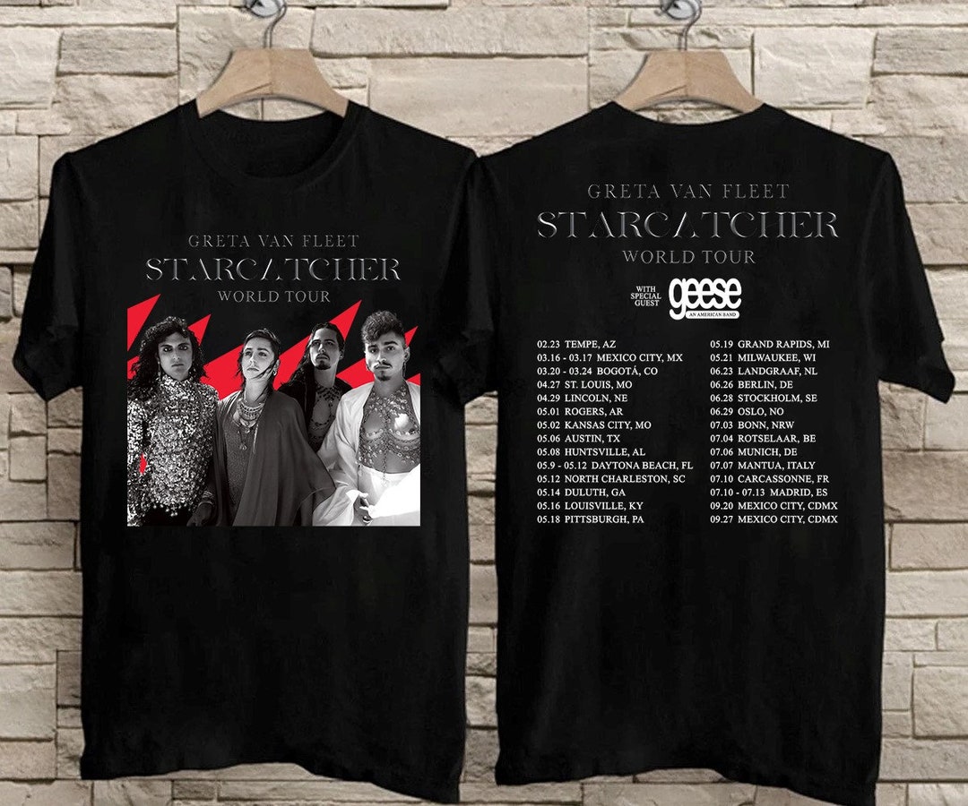 NEW 2024 Greta Van Fleet Starcatcher World Tour Tshirt, Greta Van