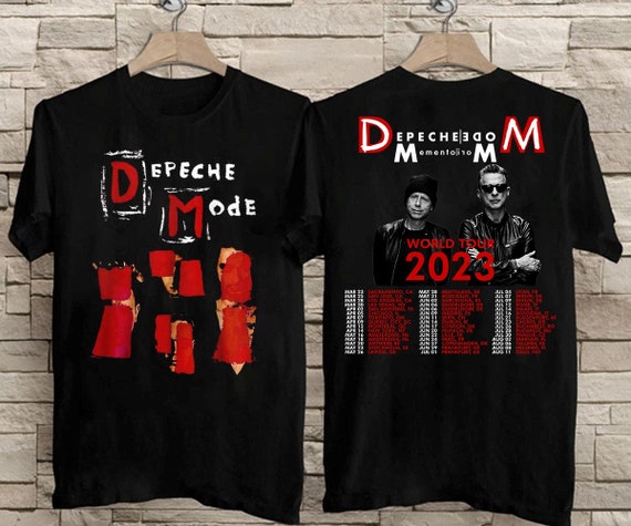 Depeche Mode 2023 World Tour Gildan Tshirt Music Tour 2023 