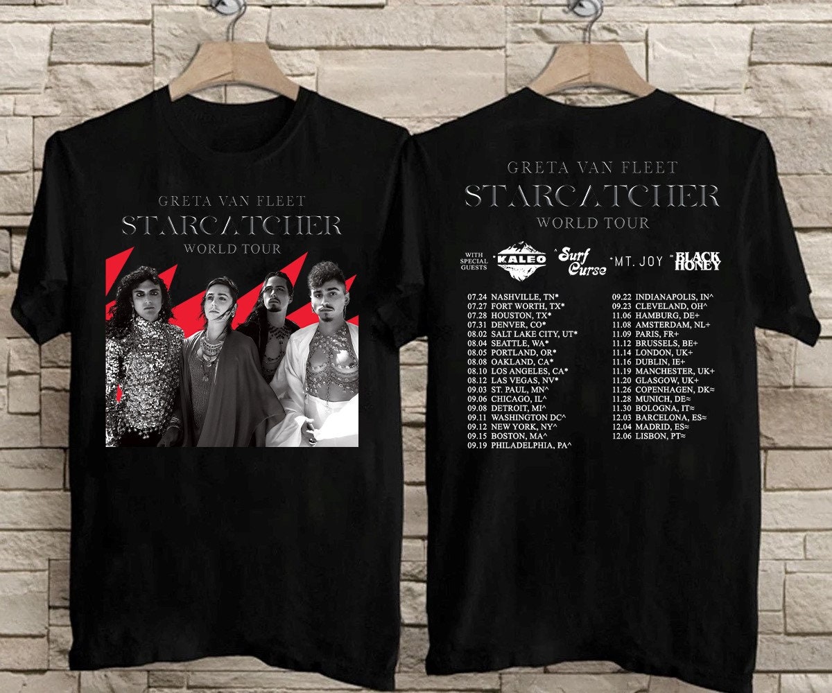 NEW 2023 Greta Van Fleet Starcatcher World Tour Tshirt Greta Etsy Canada