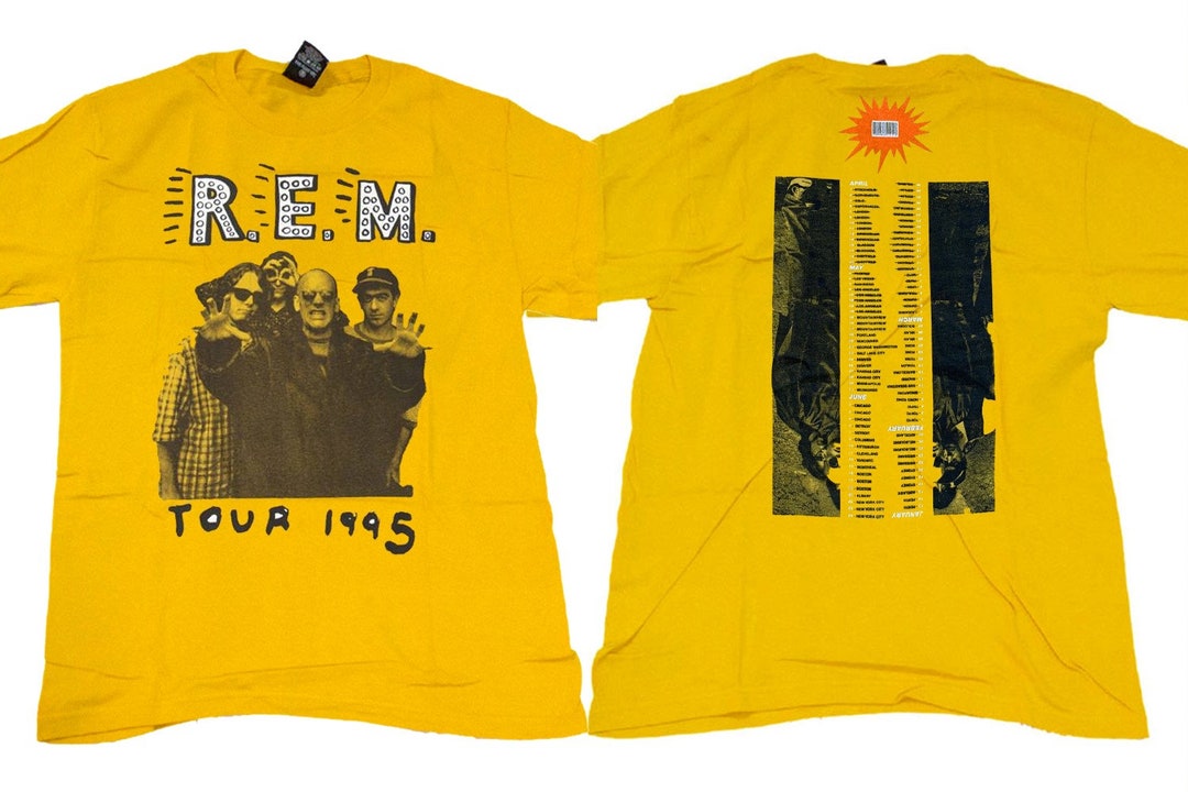 REM Band Tour 1995 Tshirt Monster Tour Aneurysm '95 Tour Etsy Australia