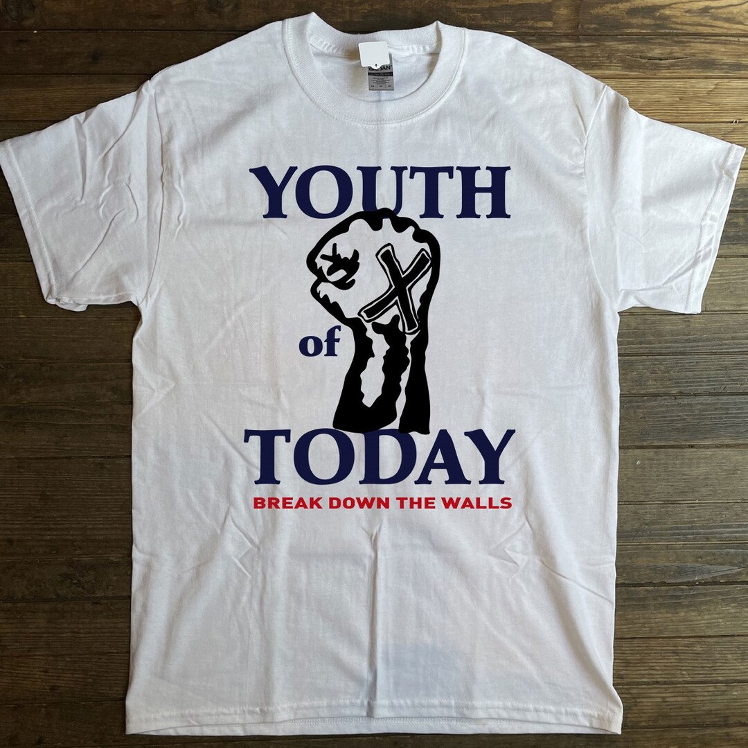 Youth of Today Break Down the Walls Hardcore Music Tshirt Etsy
