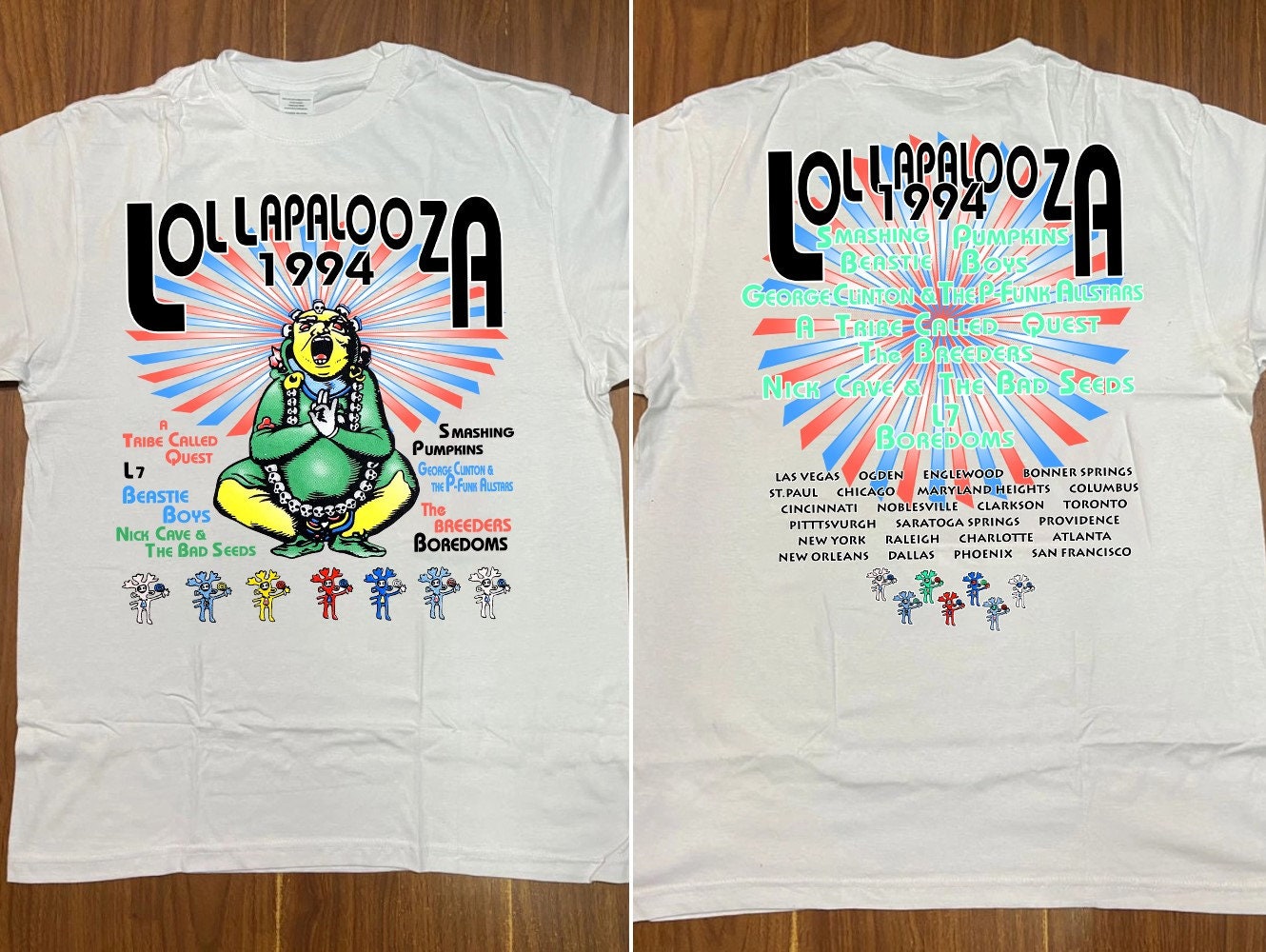 90s BOREDOMS Tシャツ LOLLAPALOOZA