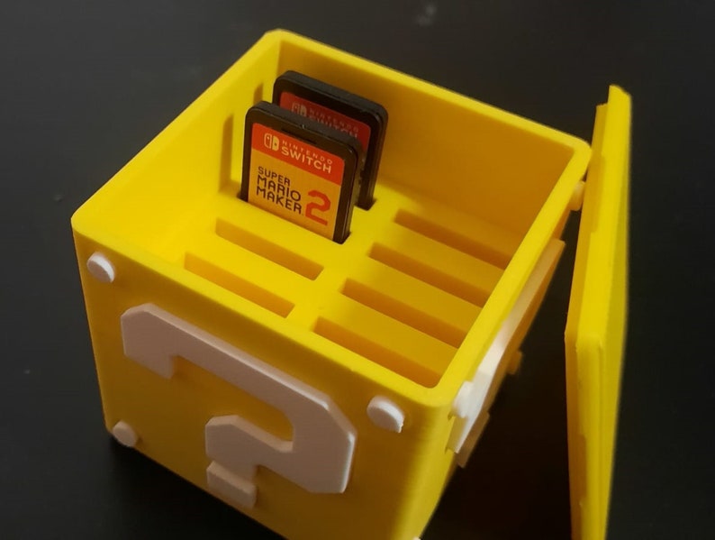 Super Mario 3D Printed Collector Box: A Nintendo Switch Game Storage ...