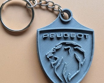 Peugeot sleutelhanger, handgemaakte sleutelhanger, auto, VW,