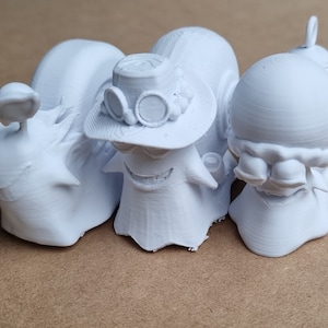 One piece snail phone three pack unpainted