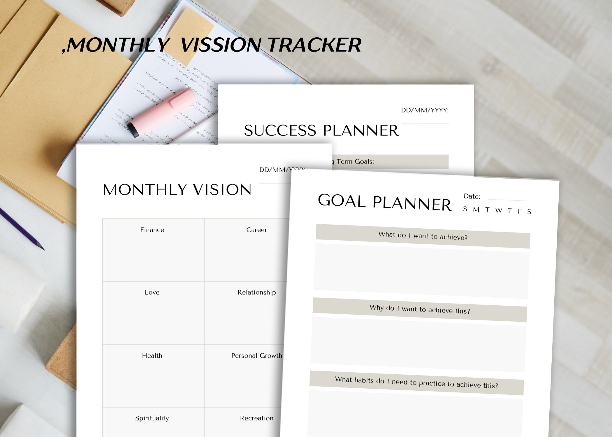 Self Care Planner Bundle Printable Self Care Templates Happy Planner Self Care Planner Bundle Printable Self Care Templates Happy Planner