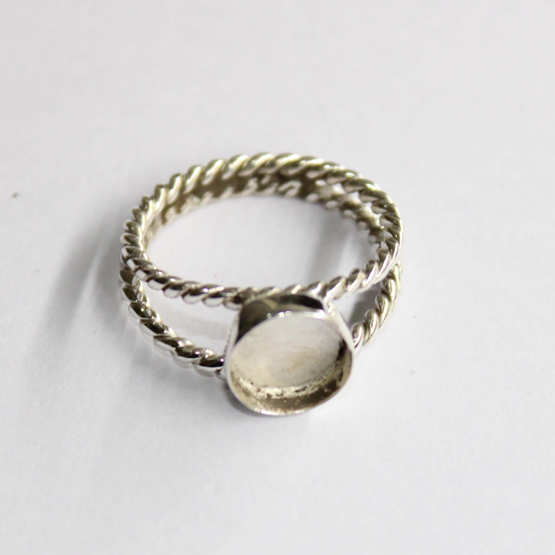 925 Silver Round Rope Double Ring, 3mm-30mm Round Ring, Breast Milk ...