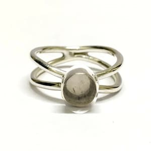 Infinity Wrapped Bezel Cup Ring blank, Round Cabochon, Cab Resin Breast Milk, jewelry supplies, build your ring, wholesale jewelry, diy ring
