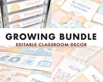 Growing Bundle | Classroom Decor - California Dreamer