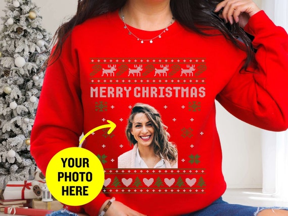 personalised christmas sweater