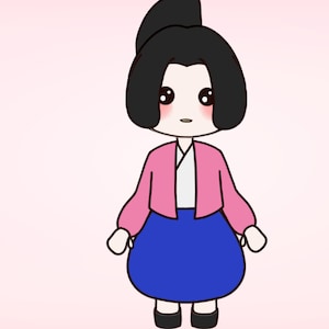 Individuell angefertigter Vtuber - girl vtuber model - Ganzkörper/Vollständig manipulierter Live2D Avatar fertig