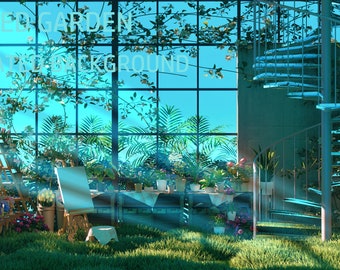 Animated Vtuber Background: Magic Seabed Garden Stream Overlay with MP4