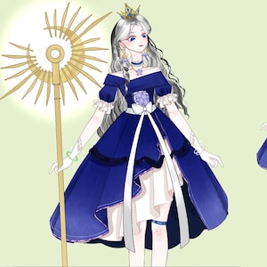 Customized Vtuber - girl vtuber model - full Body/Fully rigged Live2D Avatar finished/Ready to use