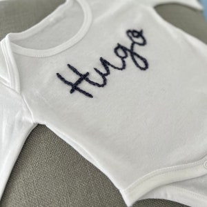 Personalised Embroidered Baby Bodysuit