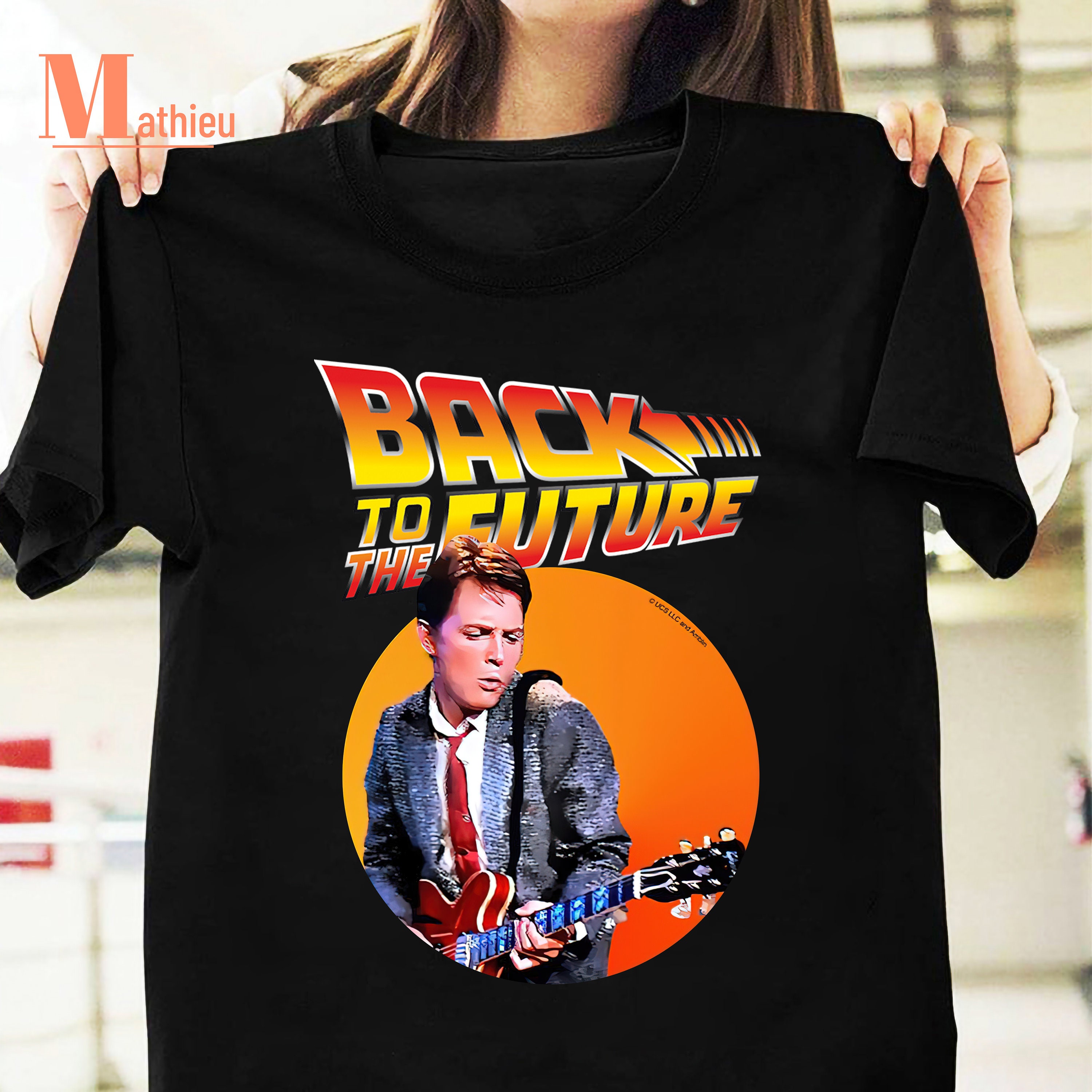 Tee-Shirt Retour vers le futur Marty Mcfly Time Travel Agency - 4582