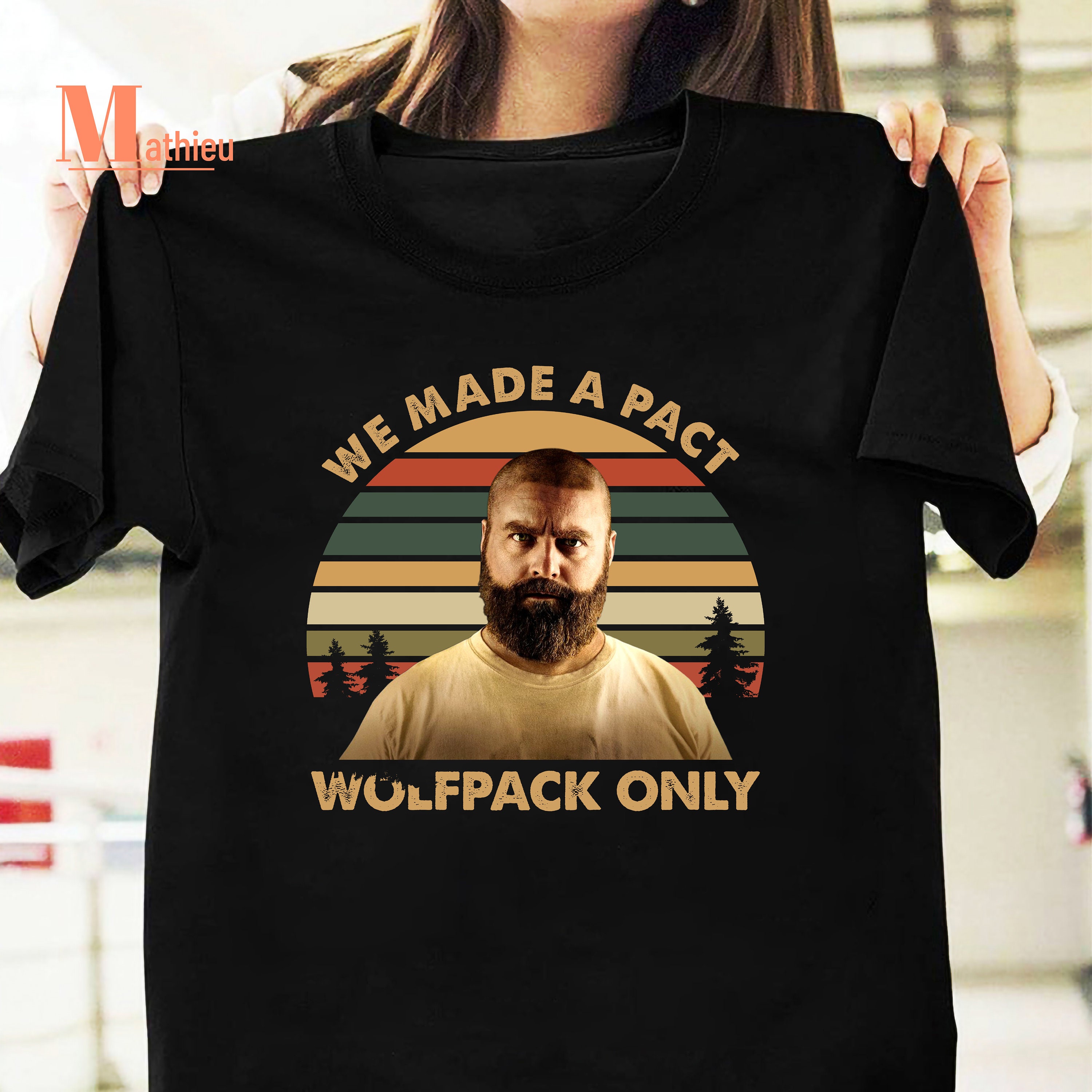 Lone wolf top t shirt hangover