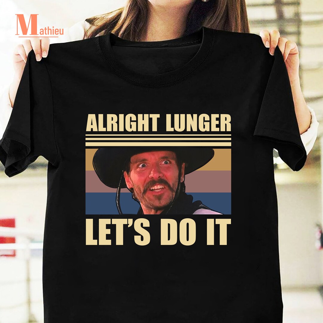 Alright Lunger Let's Do It Vintage Tshirt Michael Biehn Etsy