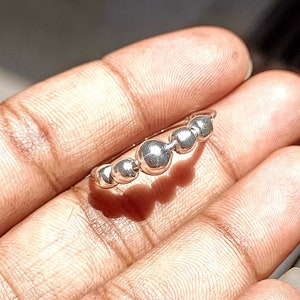 925 Silver Ring, Handmade Ring, Boho Ring, Beautiful Ring, Statement Ring, Simple Design Ring, Women Ring, Fidget Ring, Ring For Loved One