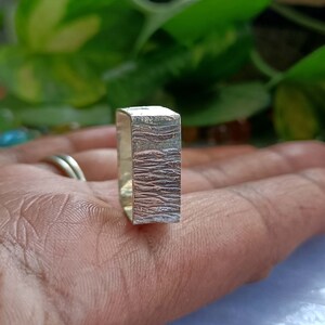 Texture Ring, 925 Silver Ring, Handmade Ring, Meditation Ring, Worry Ring, Dainty Ring, Ring For woman, Statement Ring, Bohemian Ring