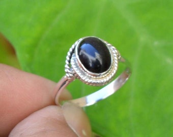 Black Onyx Ring, Handmade Ring, Boho Ring, Natural Onyx, 925 Silver Ring, Statement Ring, Gemstone Ring, Onyx Jewelry, Designer Ring