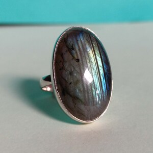 Labradorite Ring, Gemstone Ring, 925 Silver Ring, Beautiful Ring, Natural Labradorite, Labradorite Jewelry, Designer Ring, Handmade Ring