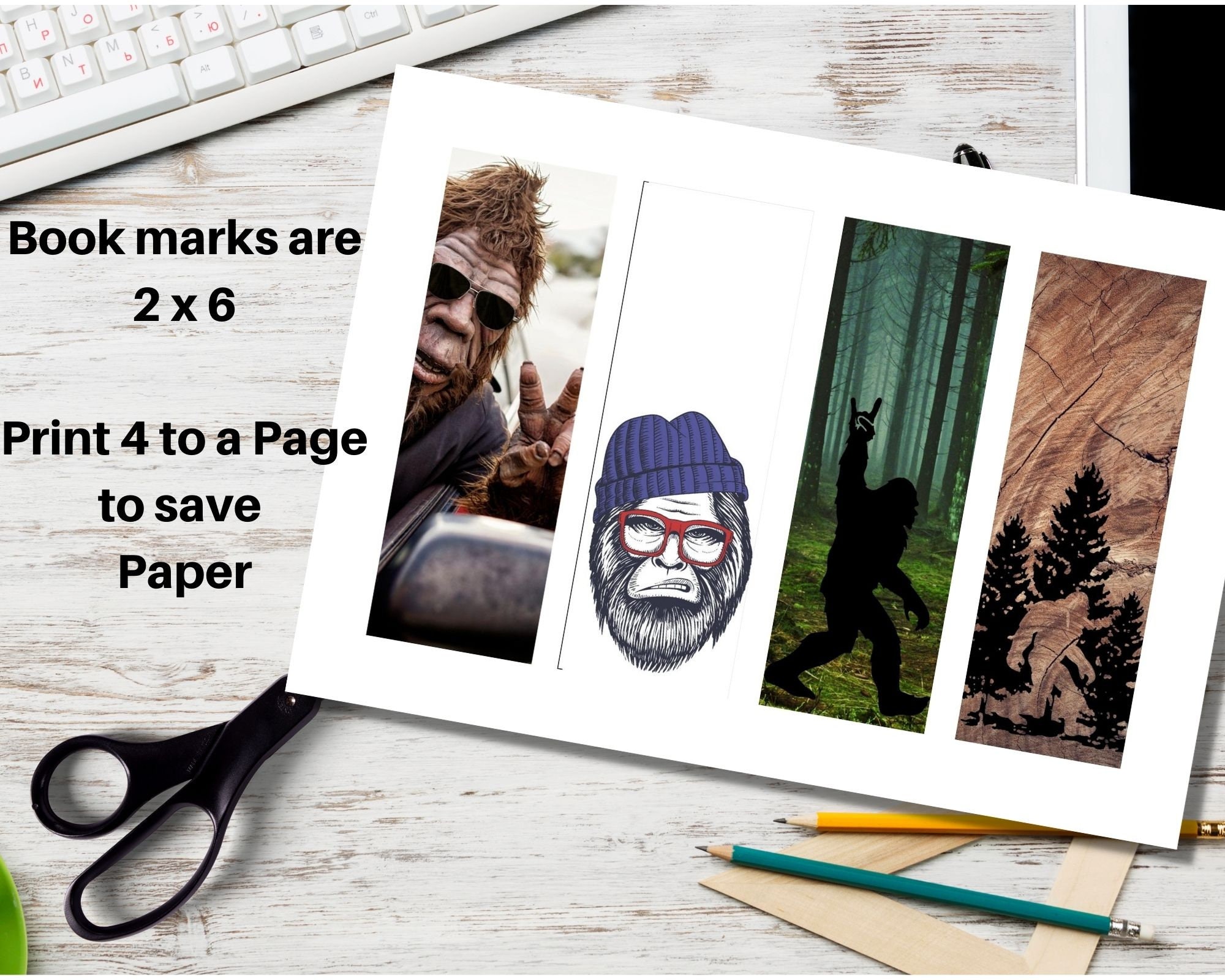 Buck Bookmark Bookmarks for Men Printable Bookmarks Digital Bookmark BOOKMARK SET ...