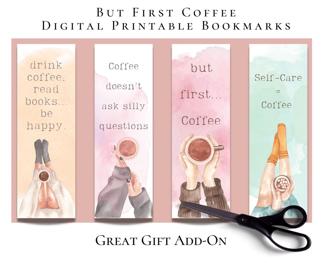 PRINTABLE BOOKMARKS Digital Bookmark AESTHETIC Bookmark Bookmark Set ...