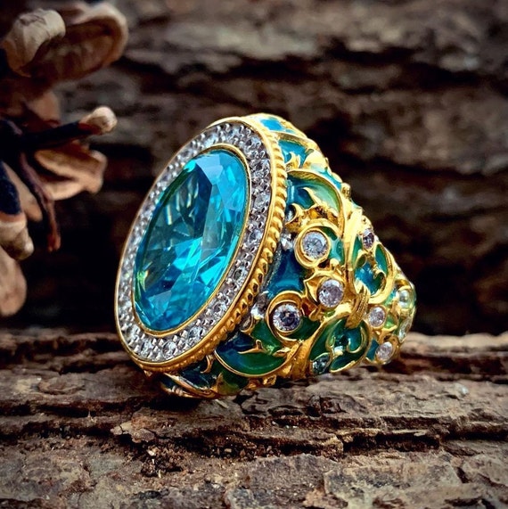 Aquamarine costume jewelry deals