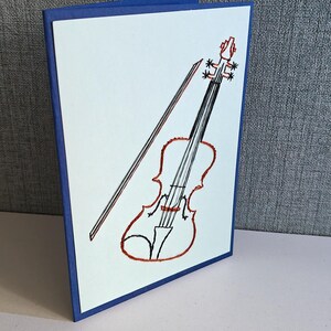 Carta cucita a mano - Violoncello