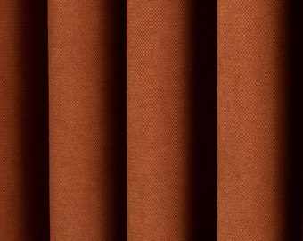 Cortinas de lino grueso de lujo para sala y dormitorio. Cortinas de lino grueso extra anchas, tamaño personalizado, 46 colores. Opciones de varilla y riel.