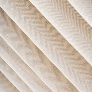 Cortinas de lino 100 % opacas con diseño de espiga, cortinas forradas extra anchas personalizadas para sala de estar y dormitorio, opciones de varilla y riel.