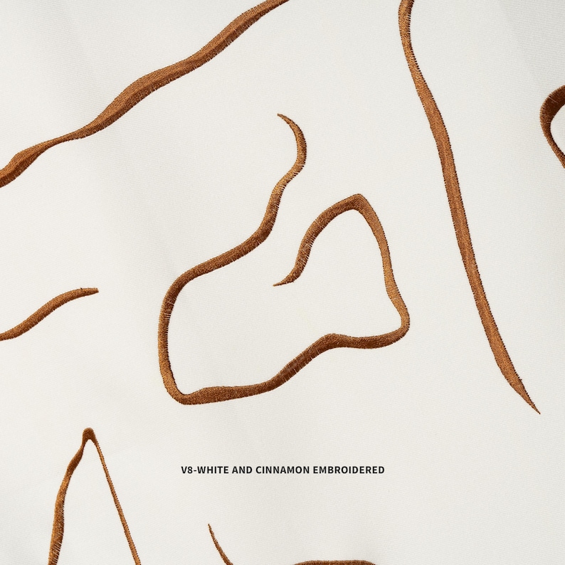 100% blackout embroidered linen drapes, available in extra wide & extra long sizes. High-end window coverings designed for modern, minimalist & farmhouse decor.