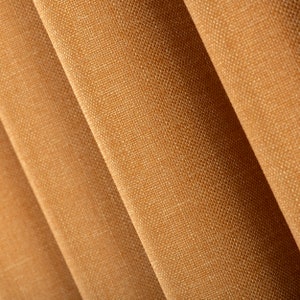 Custom Linen Curtains for Livingroom, 31 Color Options. Custom Made Rodpocket or Grommet Drapes.