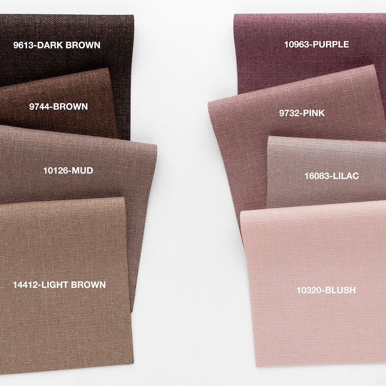 Tab Top Linen Curtain, 31 Color Options, Livingroom Linen Drapes, Curtains For Grommet, Backtab and Rod Pocket. image 4